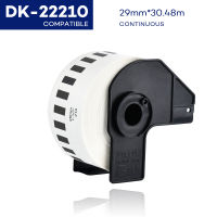 【Cod】 zpeisa 29มม. * 30.48ม. สีขาว DK22210กระดาษความร้อนต่อเนื่อง DK-22210 DK 22210เข้ากันได้กับเครื่องพิมพ์ฉลาก Brother QL QL-500