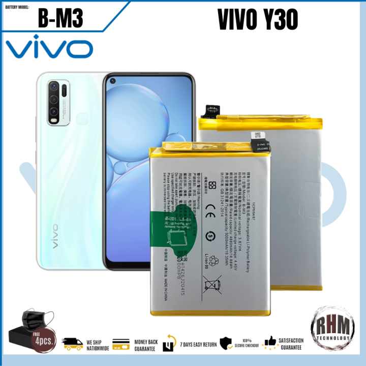 vivo y30 battery capacity