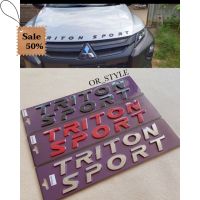 โลโก้ TRITON SPORT ติดฝากระโปรงหน้า #โลโก้รถ  #โลโก้รถยนต์  #สติ๊กเกอร์รถ #Logo  #โลโก้