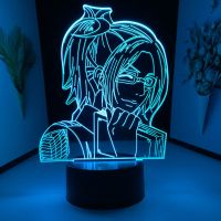 Hange Zoe Lamp Anime Attack on Titan 3D Light for Birthday Gift Home Decor Manga Attack on Titan LED Night Lamp Dropshipping