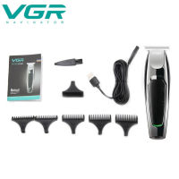 VGR Mens Hair Clippers, Cordless Rechargeable Beard Shaver Trimmer Hair Cutting Groomer Kit With 5 Combs &amp; Cleaning Brush