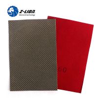 【CW】▥▥✜  Z-LION 1 Piece Electroplated Polishing Sheet Abrasive Sandpaper 120x180mm for Grinding Stone Glass