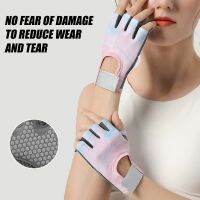 1Pair Shock Absorb Foam Pad Palm Crossfit Workout Gloves Men Women Gym Lifting Fitness Climbing Exercises Work Out Wrist Belt