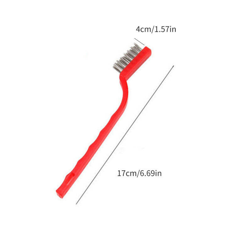 3ชิ้นเตาแก๊สทำความสะอาดแปรงลวดครัวเครื่องมือโลหะไฟเบอร์แปรงปนเปื้อนที่แข็งแกร่ง