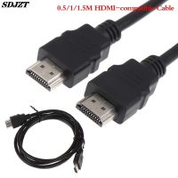 0.5/1/1.5M HDMI-Kompatibel Kabel Definisi Tinggi 1080P Kecepatan Tinggi TV Kabel Data Versi Monitor Komputer Video Kabel Koneksi