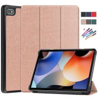 For Oscal Pad 10 Case 10 1 inch Tri-Fold Leather Magnetic Stand Smart Case For Coque Blackview Oscal Pad 10 Cover Funda + Pen