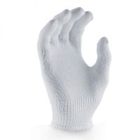 MicroTex Glove (12 pairs) ถุงมือผ้าถักไมโครเท็กซ์ สีขาว ไซส์ M 12 คู่