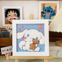 WanYou ขนสัตว์รู้สึกตุ๊กตาขนสัตว์รู้สึกกรอบรูปวัสดุแพ็คแฮนด์เมด Diy Sanrio ลูฟี่