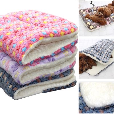 [pets baby] เตียงป้ายชื่อสุนัขแบบซักได้,ใช้ซ้ำได้เบาะผ้าห่มปูเตียงแผ่นรองขนแกะหนานุ่มใช้ซ้ำได้รักษาความอบอุ่นพรมซักได้แบบพกพาสำหรับบ้าน