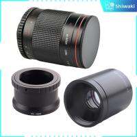 Shiwaki 500มม. F/8เลนส์กระจก + เทเลพอน2X + T2-ตัวแปลงเลนส์-7, -6, -5, -3กล้อง SLR ดิจิตอล