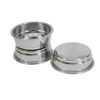 51mm Stainless Steel High Pressure Coffee Filter Basket Single-layer Powder Bowl Screen Porous Pressureless Coffee Accessories