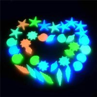 ✉ Aquarium noctilucent stone ultra bright light emitting fluorescent stones conch shells to lay a decoration furnishing articles