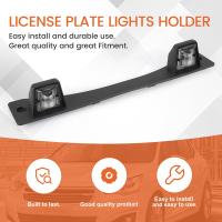 Car License Plate Lights Holder for Wrangler JK 2007-2018 Without Bulb Number Plate Lamp Housing 68048762AB