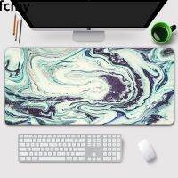 (Hulux electron)  Art Strata Liquid Mouse Pad แผ่นรองเม้าส์สำหรับเล่นเกมขนาดใหญ่ Compute Mouse Mat Gamer Stitching Desk Mat Marble For PC Keyboard Mouse Carpet