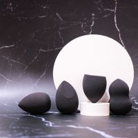 Makeup Egg Black Makeup Egg Sponge Water Drop Powder Puff Makeup Tools Do Not Eat Powder Two Balls