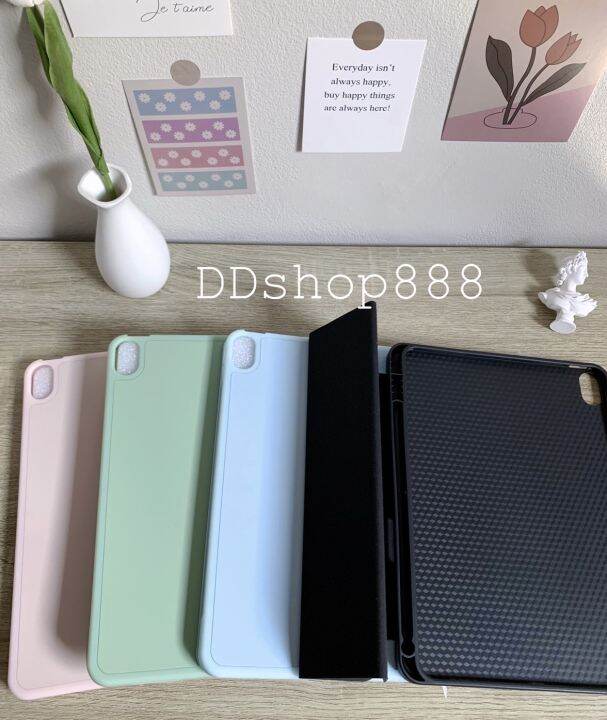 พร้อมส่ง-เคสไอแพด-มีช่องใส่ปากกาสามพับgen9-gen8-gen7-10-2-เคส-ipad-air4-air5-10-9-air3-10-5-air1-air2-9-7-case-ipad-mini1-2-3-4-5-mini6-pro-11