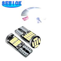 100PCS T10 W5W 194 501 Led Canbus No Error Car Interior Light T10 26 SMD 4014 Chip Pure White Instrument Lights Bulb Lamp