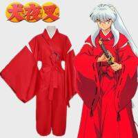 ในสต็อกอะนิเมะInuyasha Kikyoกิโมโนทั้งชุดเสื้อแม่มดชุดคอสเพลย์ฮาโลวีนสำหรับผู้หญิง