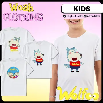 Wolfoo Cartoon Character Kids T-Shirt for Sale by HajimeKambe