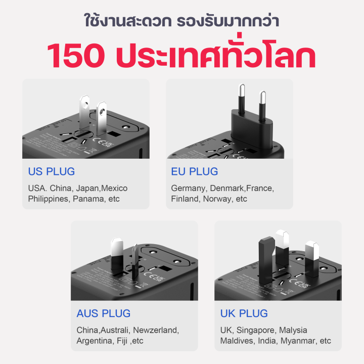 เหลือ-564บ-คูปองใต้สินค้า-moov-ta02-หัวแปลงปลั๊กไฟ-universal-travel-adapter-หัวชาร์จเร็ว-qc-3-0-pd-20w-อแดปเตอร์-us-aus-eu-uk-usb-a-type-c-อะแดปเตอร์-ปลั๊กไฟต่างประเทศ