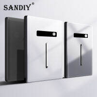 SANDIY โคมไฟติดผนัง Motion Sensor ขั้นตอนแสงฝังกลางคืนสำหรับบันไดบันไดตกแต่งห้องครัว F Ootlight ความปลอดภัยแก้ว110โวลต์220