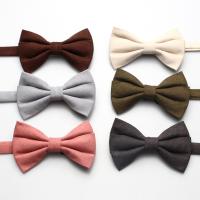 12.5x7.5cm Luxurious Bow Tie For Men Fashion Simple Soild Ties Bussiness Groom Wedding Party Blouse Accessories Gifts Bow 2022