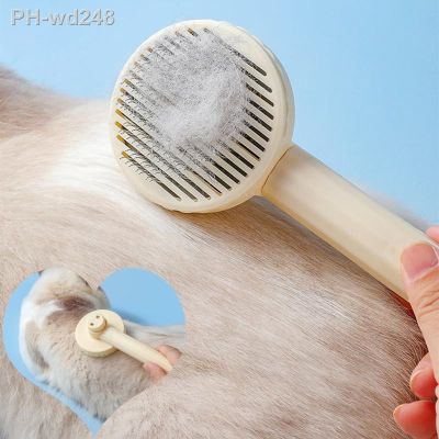 Hair Brush for Dogs Cat Hair Remover Cat Clean Brush Pet Safe Dematting Comb for Long Hair Dogs Pet Cleaning Product Accessories