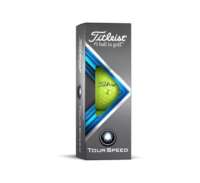 ลูกกอล์ฟ-titleist-tour-speed-yellow