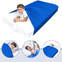 【hot】！ Sensory Bed Sheet Breathable Stretchy Compression Sleeping for Kids Adult Alternative to Blankets