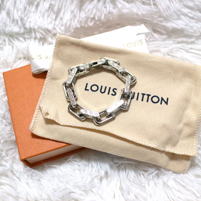 Louis Vuitton Monogram Colors Chain Bracelet, Women's Fashion