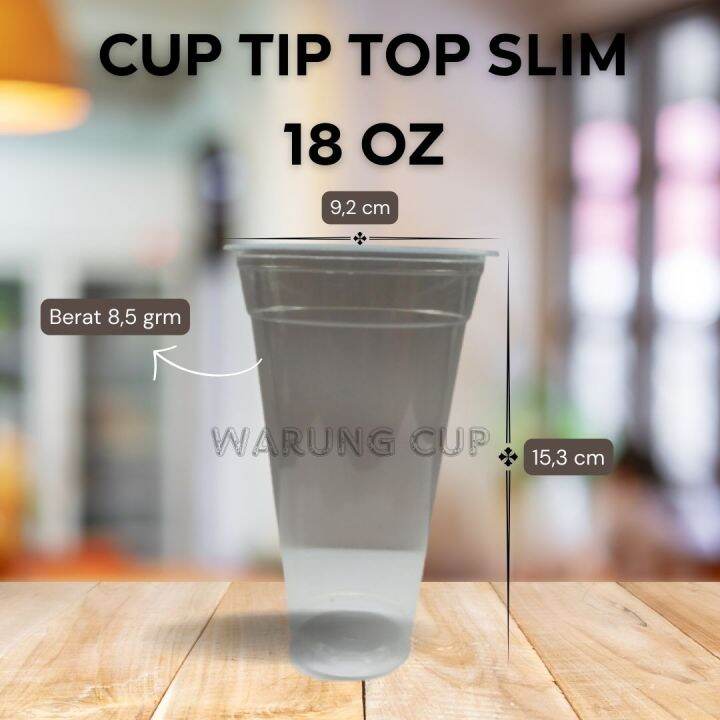 Cup Tip Top Slim Ukuran 18 OZ | Lazada Indonesia