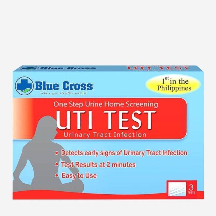 Urinary Track Infection Test Kit aka UTI Blue Cross 3PCS in a box Lazada PH