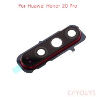 【♘COD Free Cas♘】 ganghuang44704037 สำหรับ Huawei Honor 20 Pro ฝาครอบแบบมีแหวนเลนส์กล้องถ่ายรูปด้านหลังพร้อมชิ้นส่วนอะไหล่สำหรับเปลี่ยนเลนส์กระจก