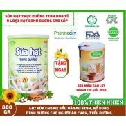 Sữa Hạt Thực Dưỡng SoyNa 800g chính hãng tặng kèm 1 hộp Sữa Mầm Gạo Lứt