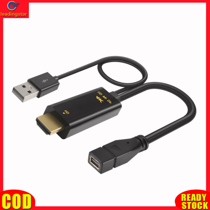 leadingstar-rc-authentic-converter-cable-compatible-forhdmi-to-mini-dp-female-socket-4k-60hz-video-cable-adapter-compatible-for-xbox-one-ps5