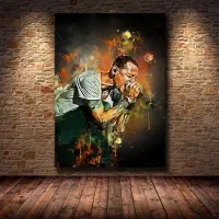 Rock and Rap Star Collection Oil Painting Canvas Painting HD Print Living Room Bedroom Decoration Painting Support Customization