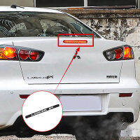 สติกเกอร์เบรครถคาร์บอนไฟเบอร์สำหรับ Mitsubishi Lancer Ex 9 10โคมไฟหยุดเบรคหลังในตำแหน่งสูงอุปกรณ์เสริมสติกเกอร์