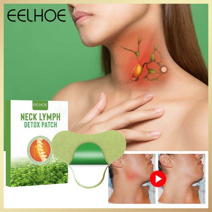 Eelhoe Neck Lymph Detox Patch Lymphatic Ointment Sticker AntiSwelling