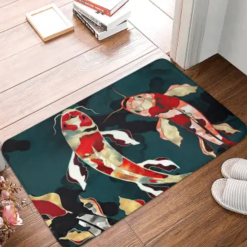 3D Tiger Printed Non-slip Hallway Rug Kitchen Runner Rug Bath Mat