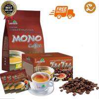 กาแฟโมโน คอฟฟี่ Mono Coffee กาแฟผสมสมุนไพรสารสกัดเห็ดหลินจือ และคอลลาเจนจากปลาทะเล สูตรผิวพรรณเปล่งปลั่ง (แบบถุง 50 ซอง) ของแท้ ส่งฟรี