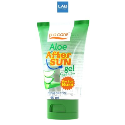 P.O.CARE Aloe After Sun Gel 95 ml. พี.โอ.แคร์ อโล อาฟเทอร์ ซัน เจล เจลว่านหางจระเข้เข้มข้น 95 มล.