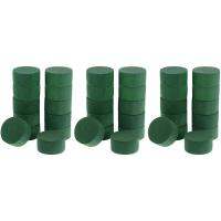 30Pcs Wedding Aisle DIY Craft Floral Arrangement Water-Absorbing Home Garden Green Flower Foam Fresh-Keeping Round Brick