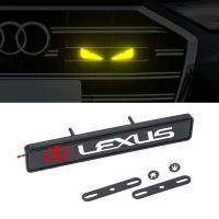 พร้อมสติกเกอร์ป้ายตะแกรงหน้าหม้อรถยนต์ไฟรถยนต์ LED เหมาะสำหรับ RX200 Lexus ES250 ES200 ES300h NX200t GSI