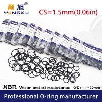 【hot】▣  50PCS/Lot NBR O CS1.5 OD11/11.5/12/12.5/13/13.5/14/14.5/15/16/17/18/19/20x1.5mm Rubber Rings Gasket