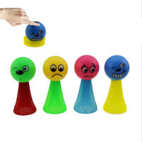 1/5pcs Grimace Squeeze Elastic Toy Decompression Toy For Children Stress Relief Sunny Day Doll With Rich Expression