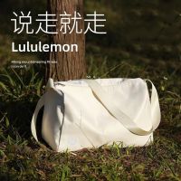 kfe901 Lululemon กระเป๋าโยคะ ฟิตเนส กันน้ํา ความจุสูง ว่ายน้ํา เดินทาง พักผ่อน ที่เก็บของ แยกแห้ง เปียก