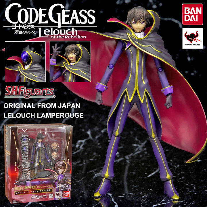 Model โมเดล ของแท้ 100% Bandai S.H.Figuarts จาก Code Geass Lelouch of ...