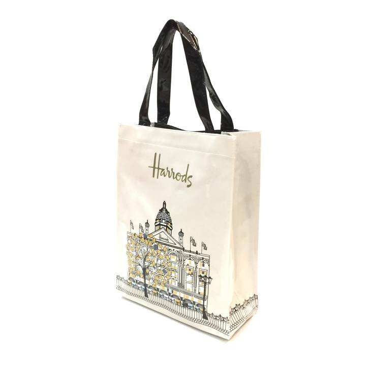 Loris Harrods Large Tote Bag Illustrated Building Lazada Indonesia