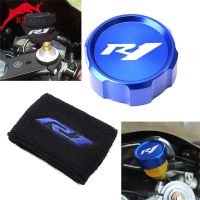 For YAMAHA R1 YZF R1 YZFR1 1999-2022 2021 Motorcycle Front Brake Fluid Reservoir Cap Cylinder cover 3D Embroidered Sock Cover