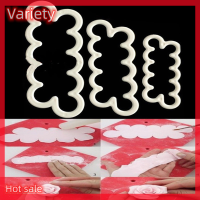 Variety ✨Hot Sale✨ แม่พิมพ์สำหรับตัดรูปดอกกุหลาบ3D เครื่องมือ3ชิ้นสำหรับตกแต่งเค้กฟองดองน้ำตาลปั้นเค้ก